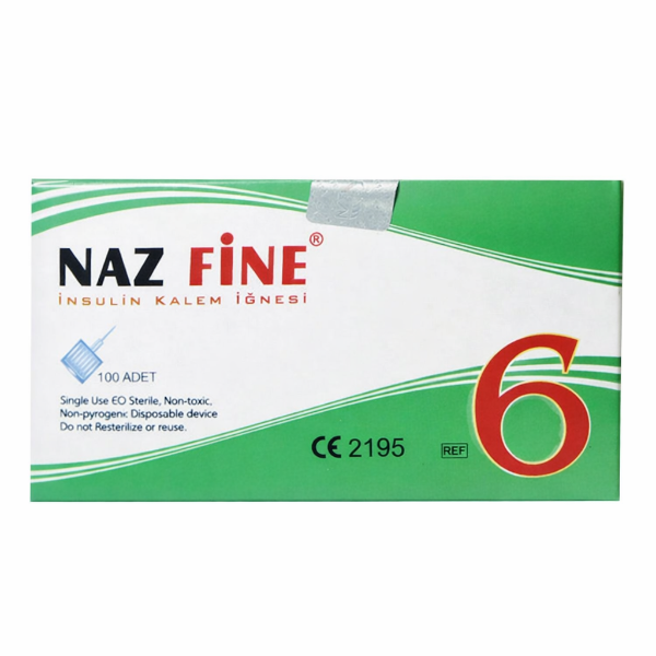 Nazfine İnsülin İğne Ucu 6 mm
